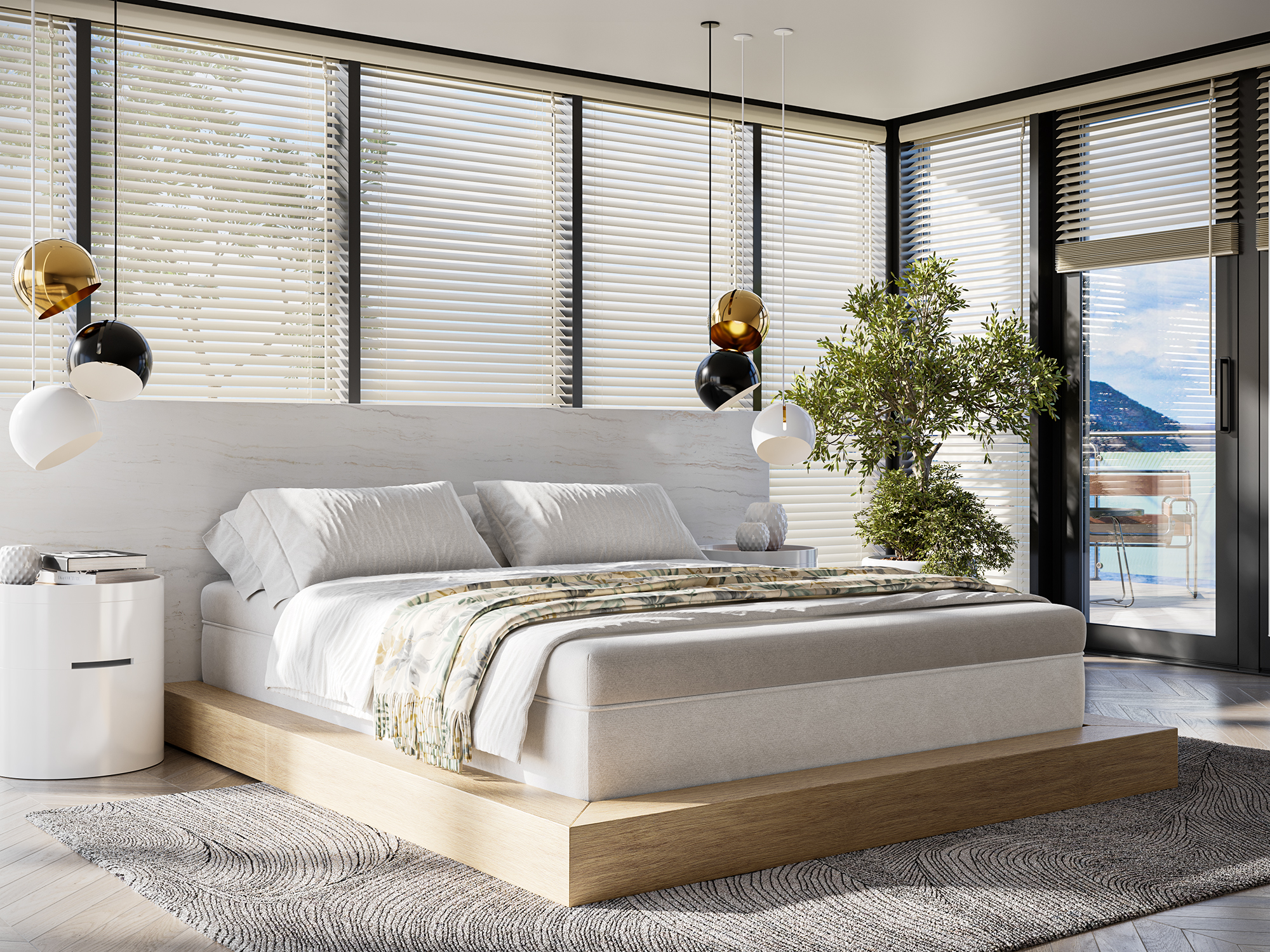 Faux Wood Sliders