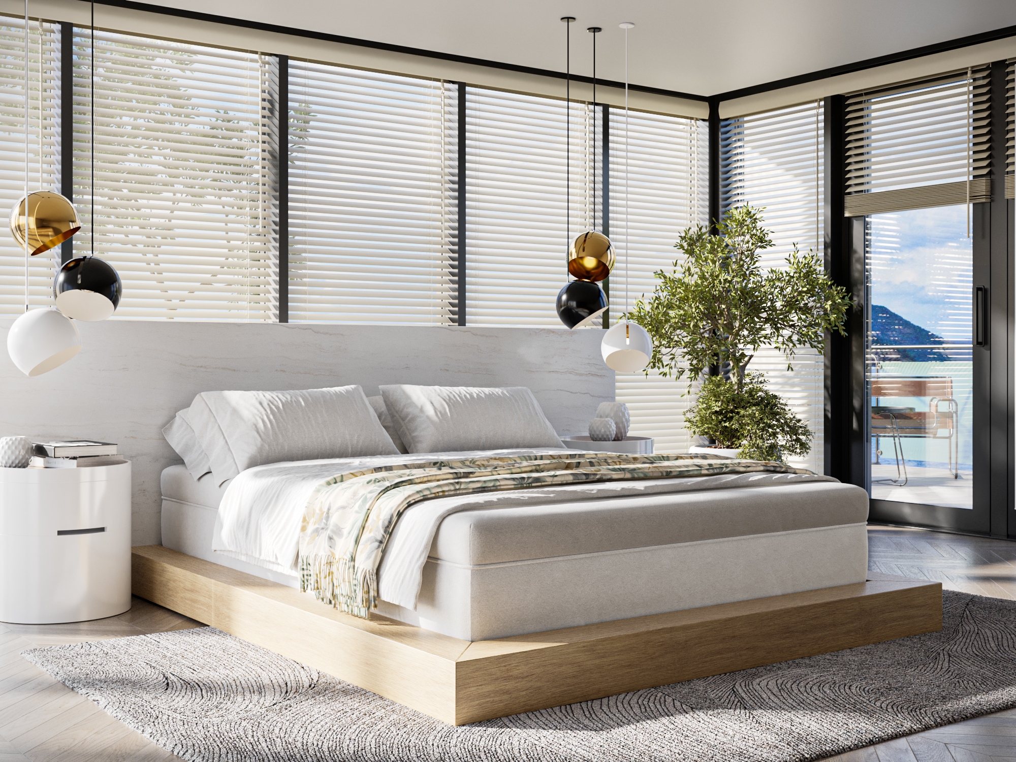 Faux Wood Sliders